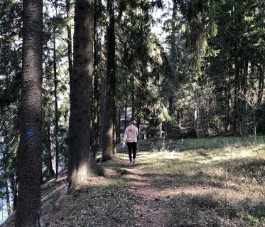 Ilgio ez. pesciuju (pyliu) takas. R. Augustines nuotr.jpg