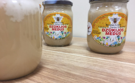 Broniaus Griežės Dzūkijos medus.JPG